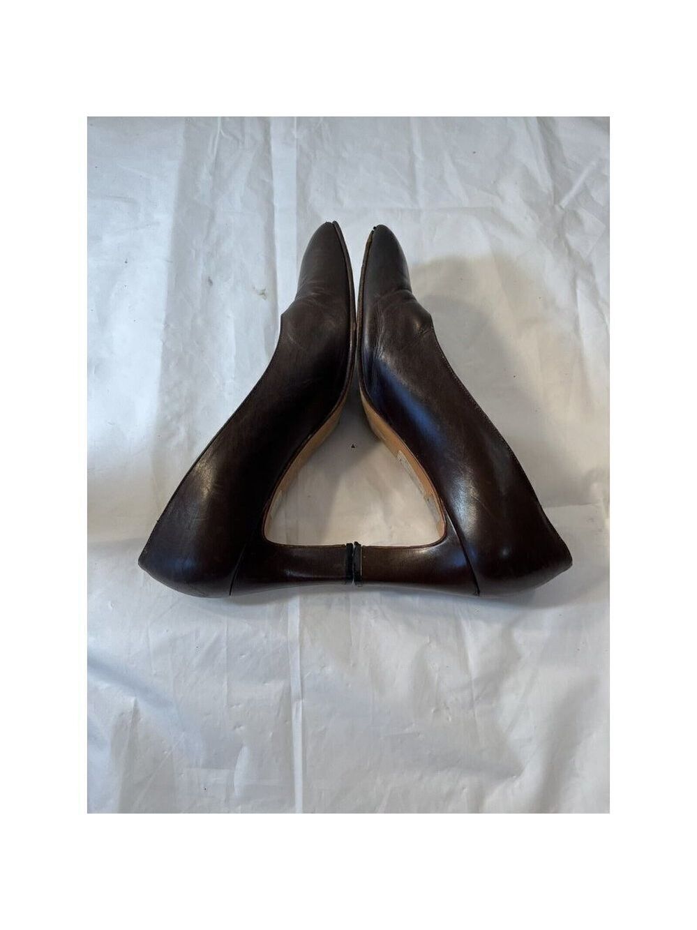 Bally Marggiore Leather pump brown Womens Size 5 - Picture 4 of 16